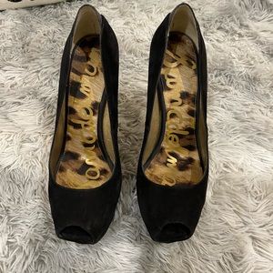 Sam Edelman Alexa BLK Suede